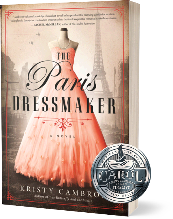 the paris dressmaker - kristy cambron carol finalist